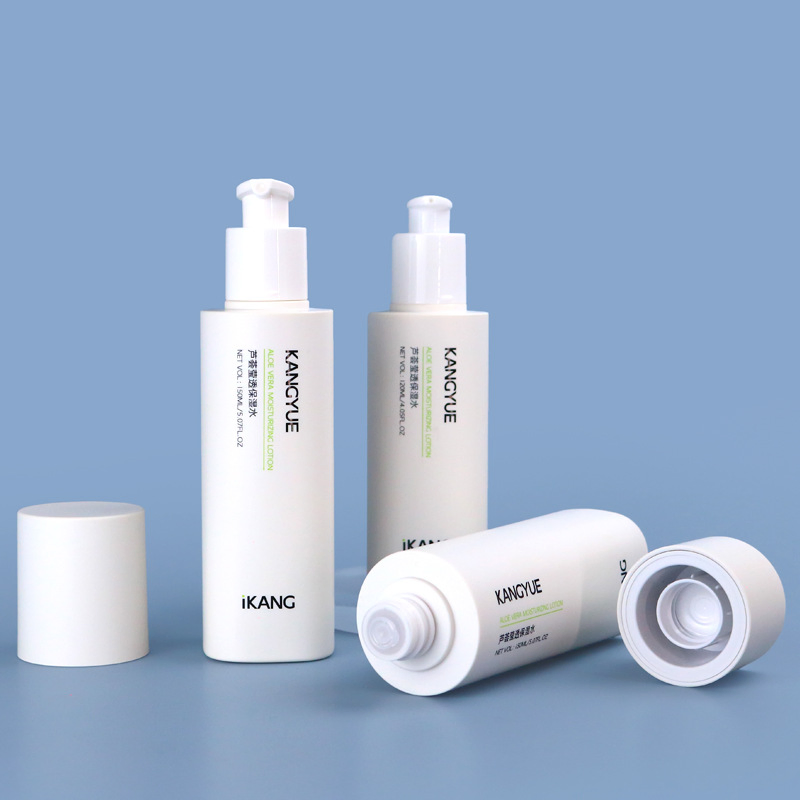 PETG Press Lotion Thick-Wall Cosmetic Set Face Cream Jar Toner Essence Dropper Plastic Bottle