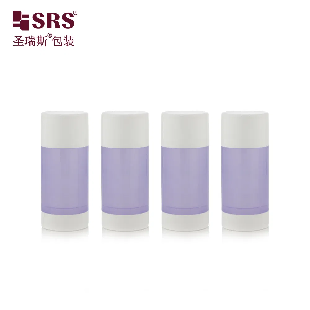 PP Container 15g 30g 50g 75g 90g Twist Up Roll-on Gel Sunscreen Stick Container Tube Plastic Deodorant Packaging