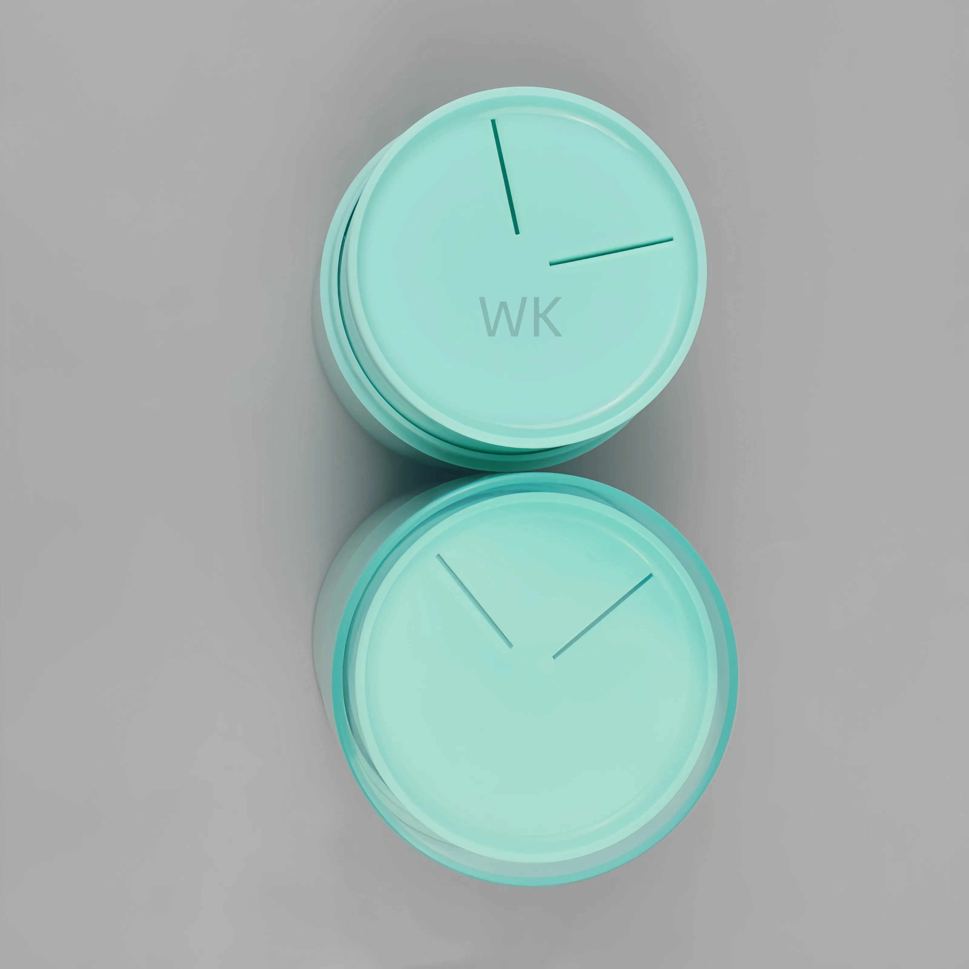 50g Plastic PP Orange Green Facial Scrub Skin Make up Remover Cosmetic Cream Jars