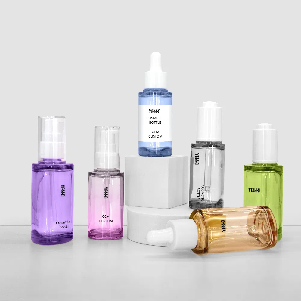 Custom Color 15ml 30ml 1oz Thick Wall PETG Plastic Empty Triangle Dropper Shape Bottle for Essential Oil with Lableling