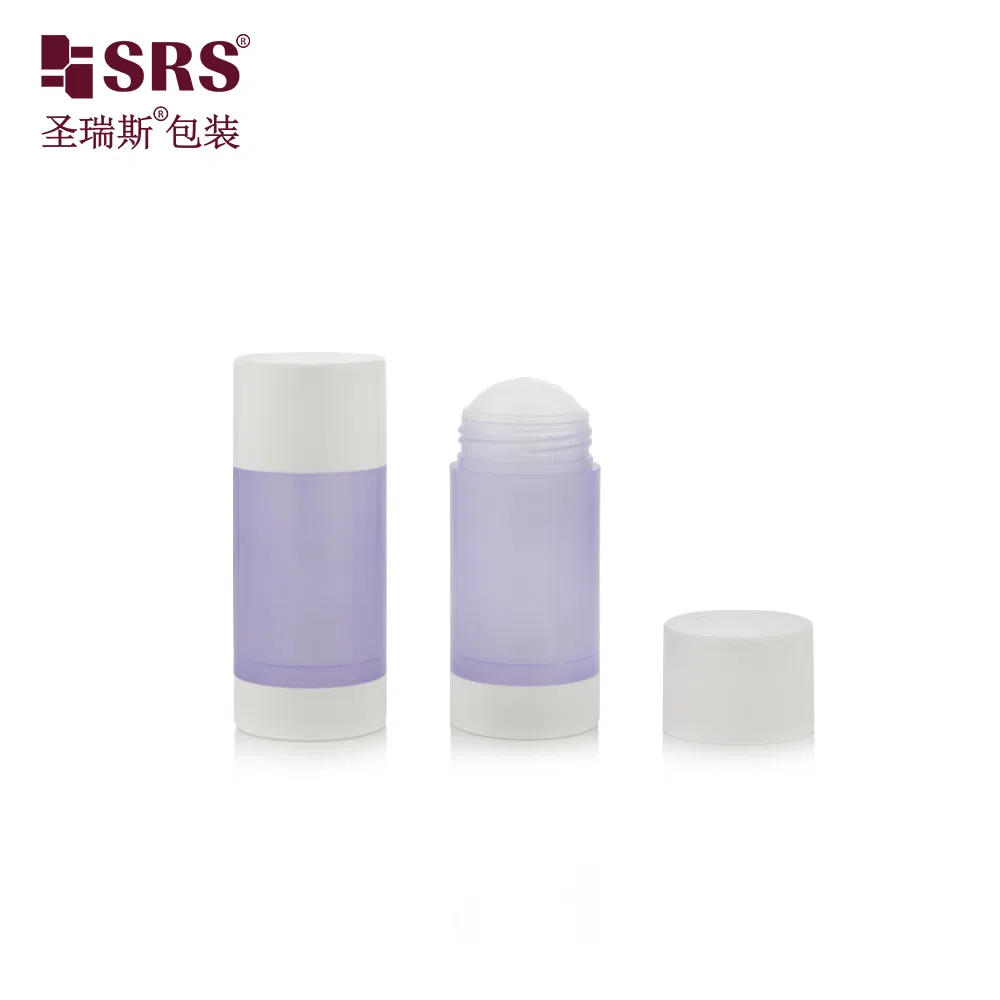 PP Container 15g 30g 50g 75g 90g Twist Up Roll-on Gel Sunscreen Stick Container Tube Plastic Deodorant Packaging