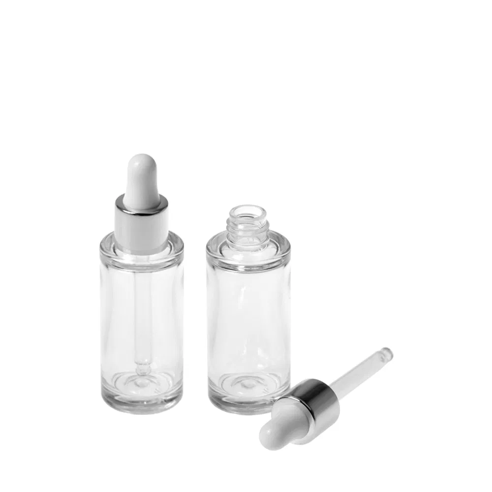 Essential Oil Bottle Empty Thick Wall 30ml 1oz PETG Dropper Bottle with Glass Pipette