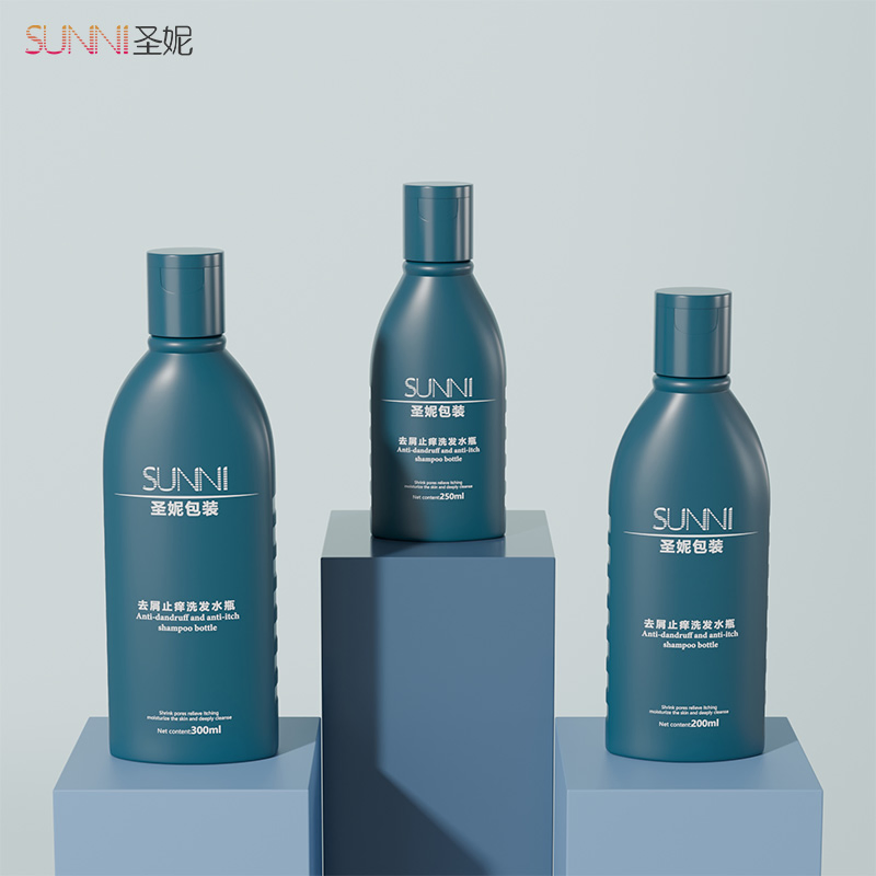 150ml Flip Top Cap Squeeze HDPE Flat Shape Plastic Packaging Lotion Serum Conditioner Bottle