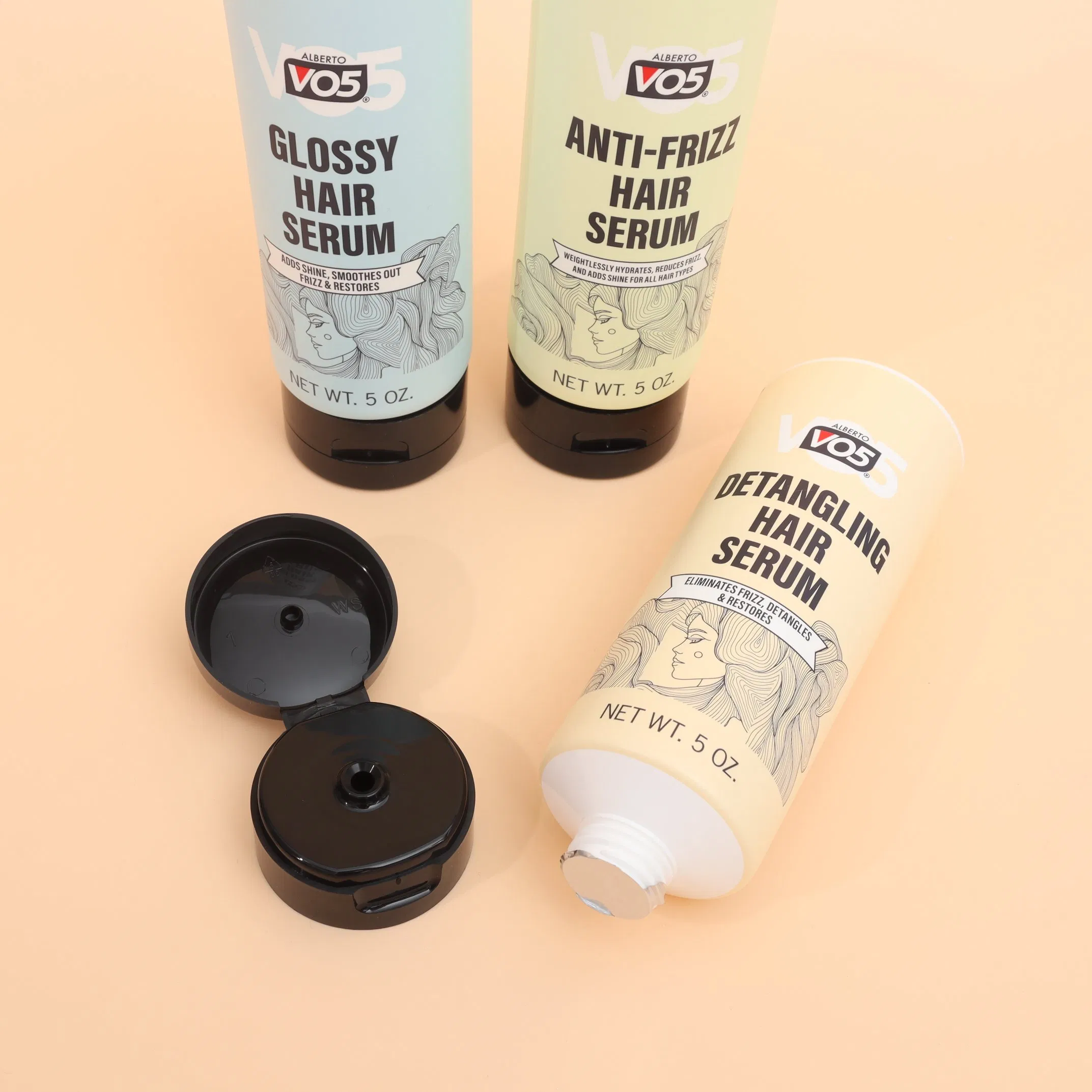 Custom Logo Hand Cream Face Wash Lotion Oil Tube PE Squeeze Tube Cosmetic Packaging Empty Soft Plastic Tube 150ml