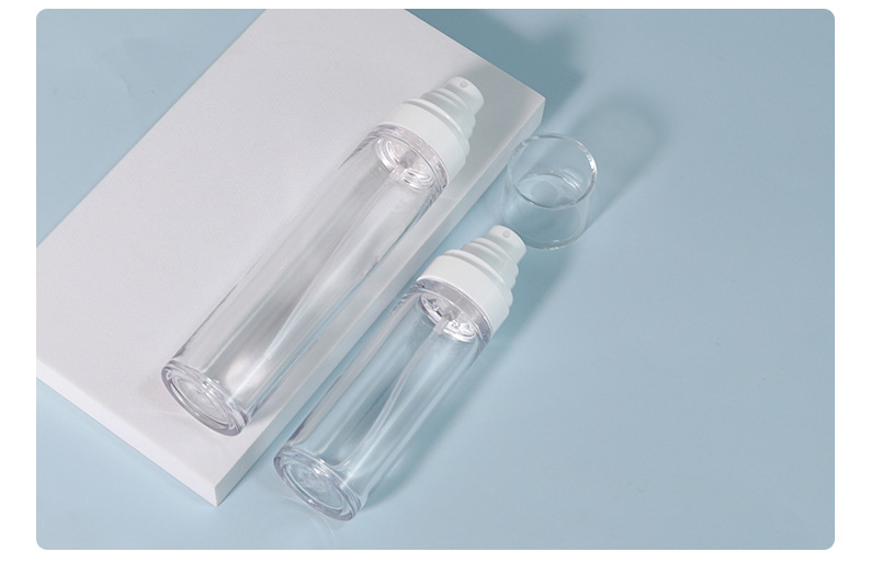 Cosmetic Packaging Wholesale Transparent Thick Wall Makeup Styling Spray Bottle PETG Plastic Toner Alcohol Travel Portable Dispenser Bottle