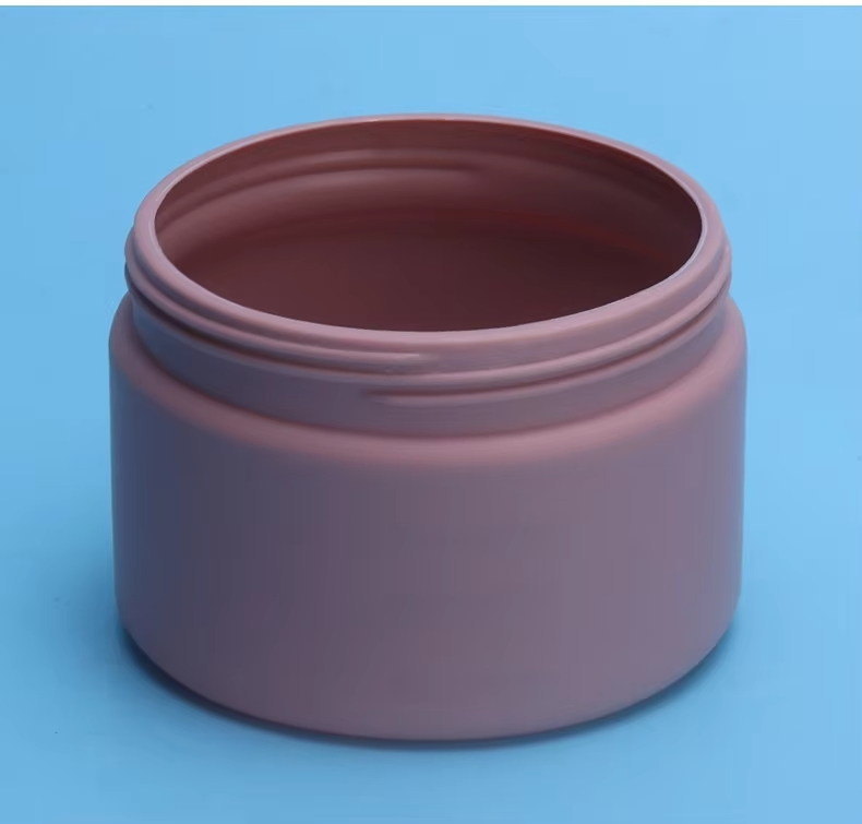 258ml Wide Mouth Round Jar Cosmetic Skin Packaging PP Jar Body Cream Plastic Jar with Lid