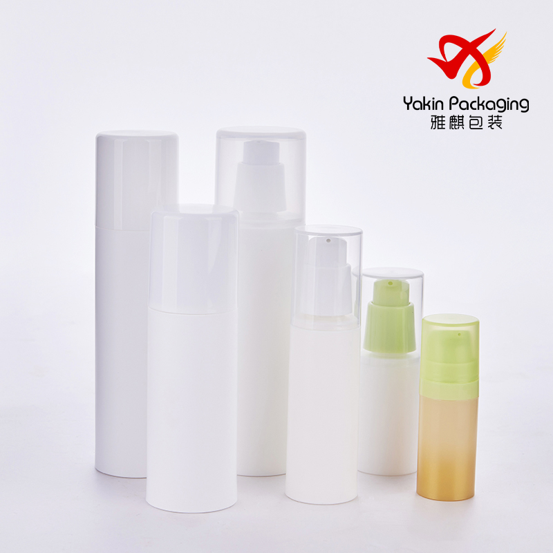 Recycled 100% PCR Bottle PP PCR Envases Cosmeticos Biodegradables Plastic Airless Pump Bottle