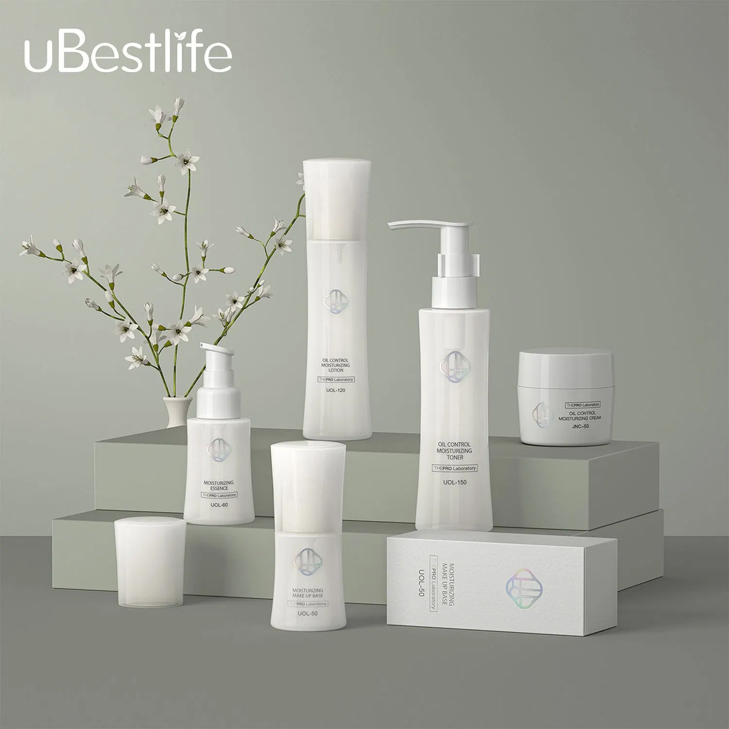 Uol 50ml 60ml 80ml 100ml 120ml 150ml High Quality Pet Plastic Cosmetic Serum Lotion Spray Pump Bottle