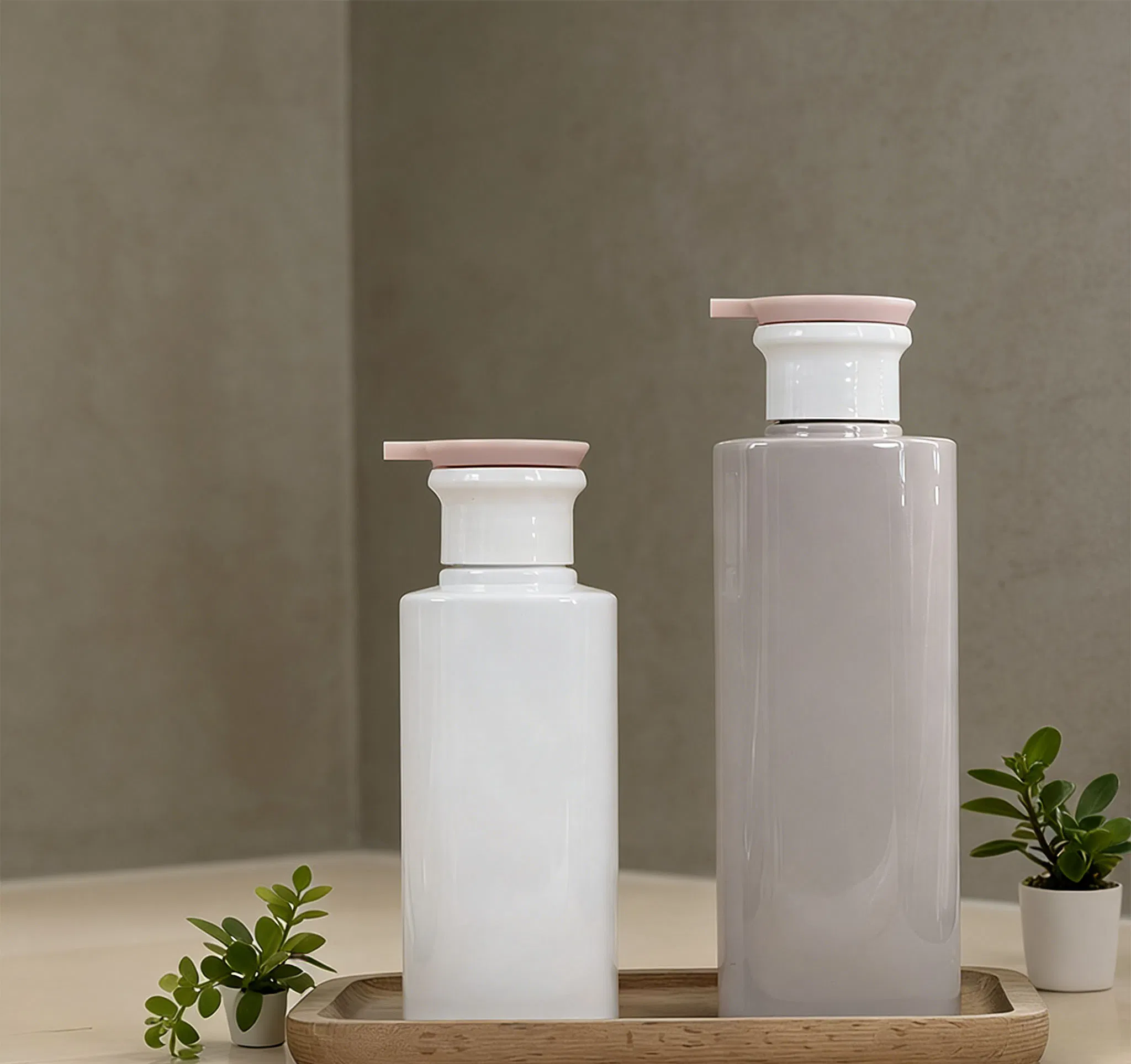 ODM 300/500/750ml Cosmetic Recycled Pet Leak-Proof Pump Recyclable Packaging Shower Gel Bottle