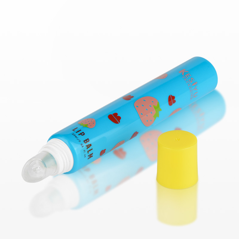 Soft Tip Silicone Applicator/Lip Balm Tube, Flexible Plastic Squeeze Cosmetic Tube for Lip Gloss/Eye Cream