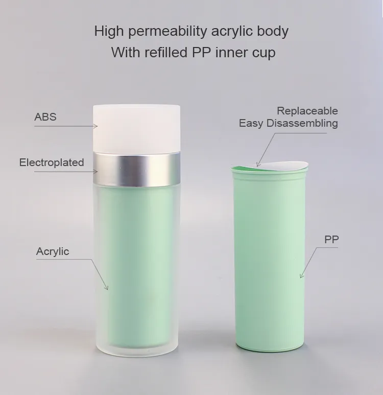 Refillable Airless Pump Bottle