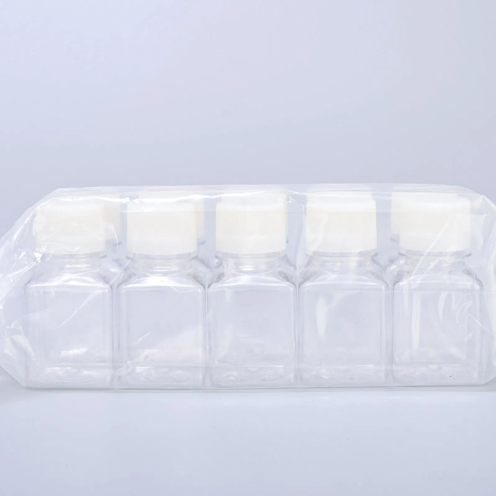 30ml-1000ml Laboratory Consumables Sterile Cell Culture Pet PETG Serum Bottles Square Media Bottle