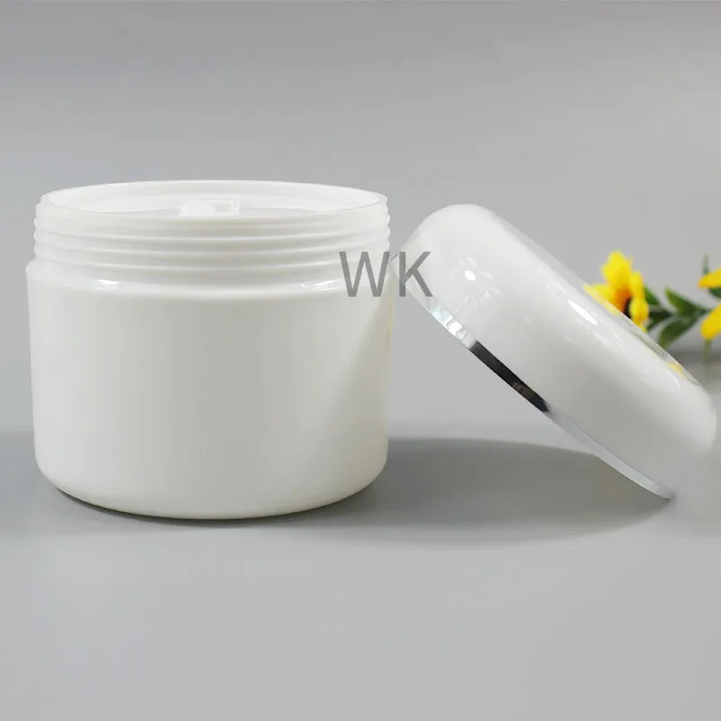 White Empty Cream Container