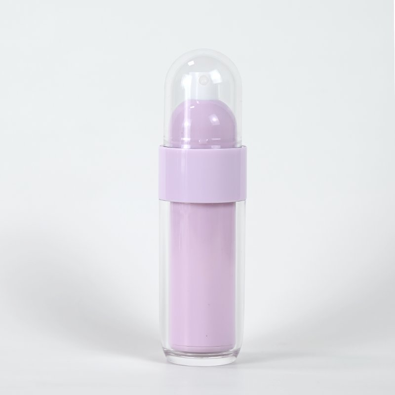 Custom Color New Design 30ml 50ml Acrylic Cosmetic Replaceable Refillable Plastic Airless Pump Bottle for Hair Treatment