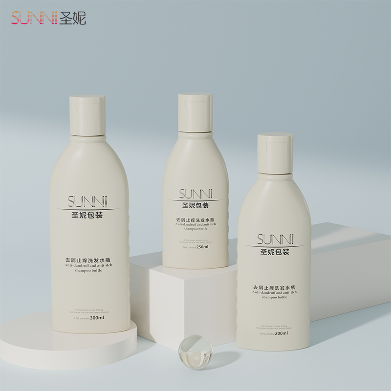 200ml Empty Body Lotion Flip Top Cap Squeeze HDPE Flat Shape Plastic Bottle