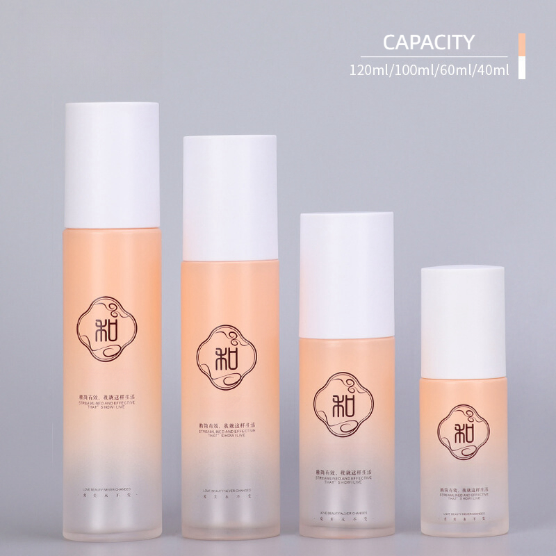 Wholesale Factory Price Skin Care Empty Thick Wall PETG Pet Bottle Lotion Essence Cosmetic Packaging Dispenser Set Bottle