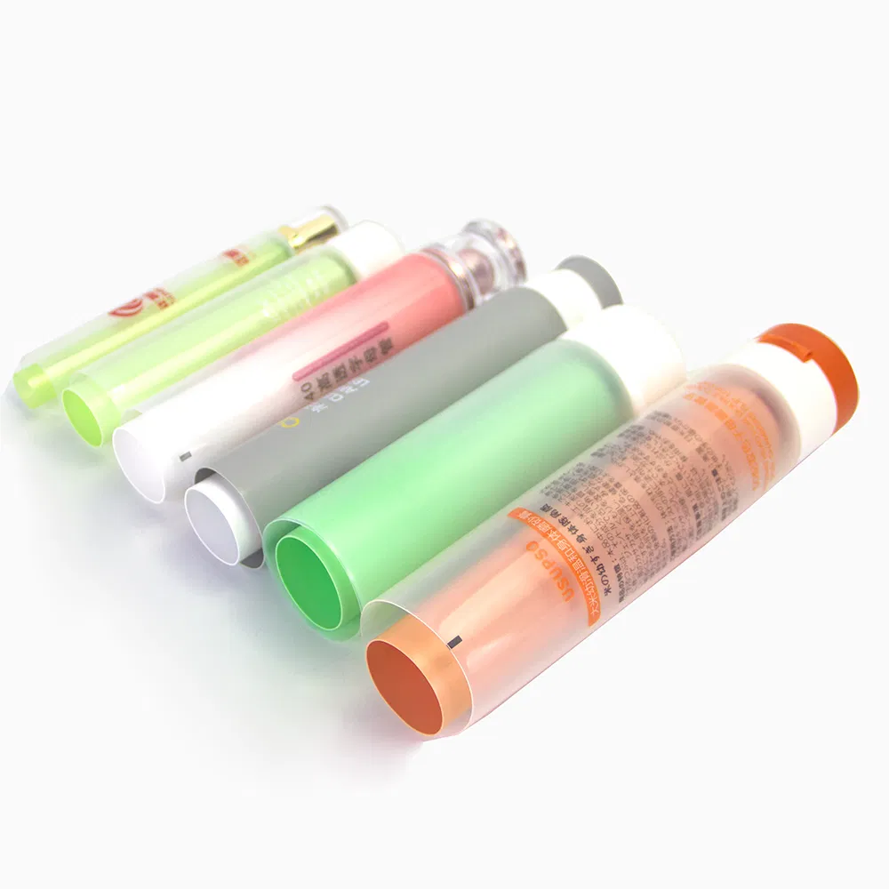 Skin Care Body Lotion Shampoo Gel Squeeze Cosmetic Plastic Packaging Custom Dual Chamber Double Tube