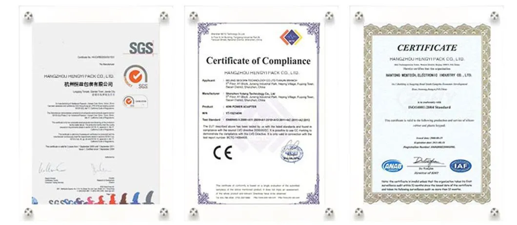 Certifications