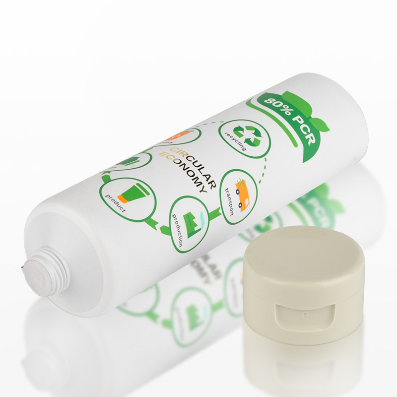 PCR/Sugarcane/Bio-Plastic Tube, Flexible Squeeze Cosmetic Tube for Hand Cream, Lotion, Sunscreen, Cleanser and Foundation