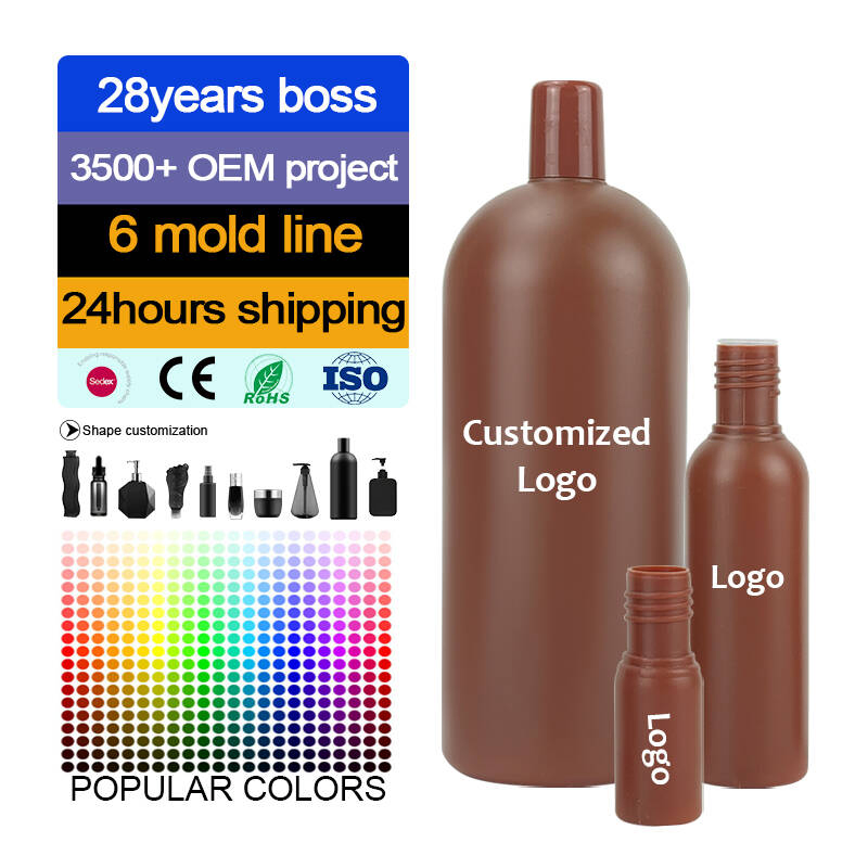 30ml 150ml 1000ml Empty Plastic Bottles for Body Wash Hotel Shampoo Bottles Recycled Plastic PCR