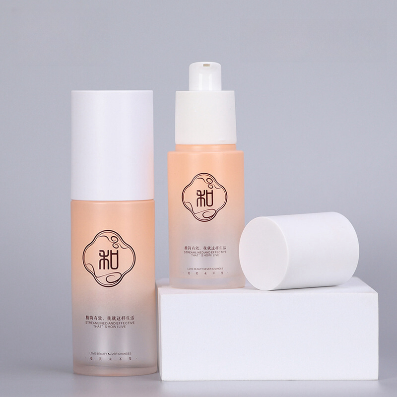 Wholesale Factory Price Skin Care Empty Thick Wall PETG Pet Bottle Lotion Essence Cosmetic Packaging Dispenser Set Bottle