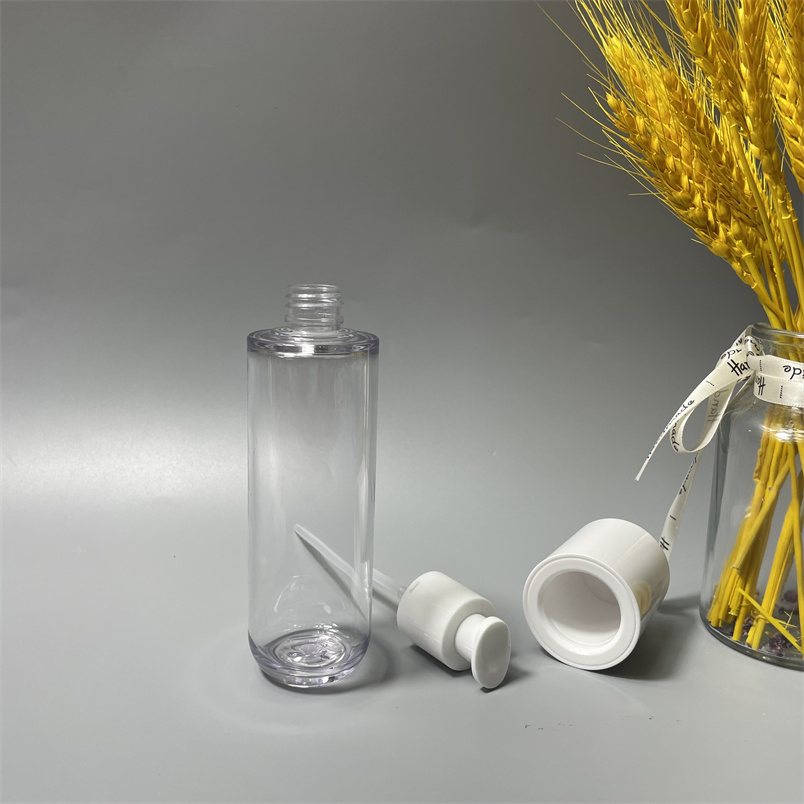 30ml 60ml 80ml 100ml High Transparency Thick Wall PETG Packaging Cosmetic Dropper Bottle