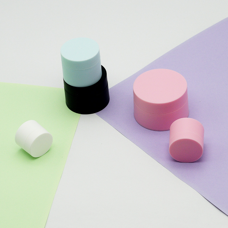 PP Scrub Double Cream Plastic Facial Mask Emulsion Dispenser Jars