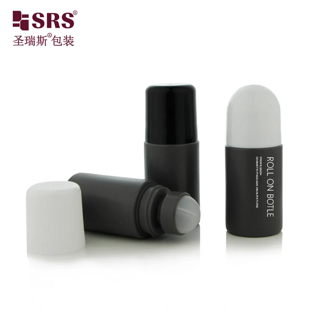 Men Use Black SRS Roll On 60ml PP PCR Empty Deo Stick Container