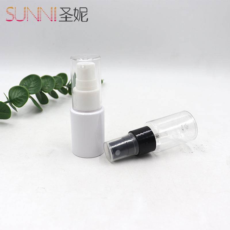 20/410 Neck 20ml Plastic Pet Bottle with Treatment Pump Sprayer Cosmetic Bottle