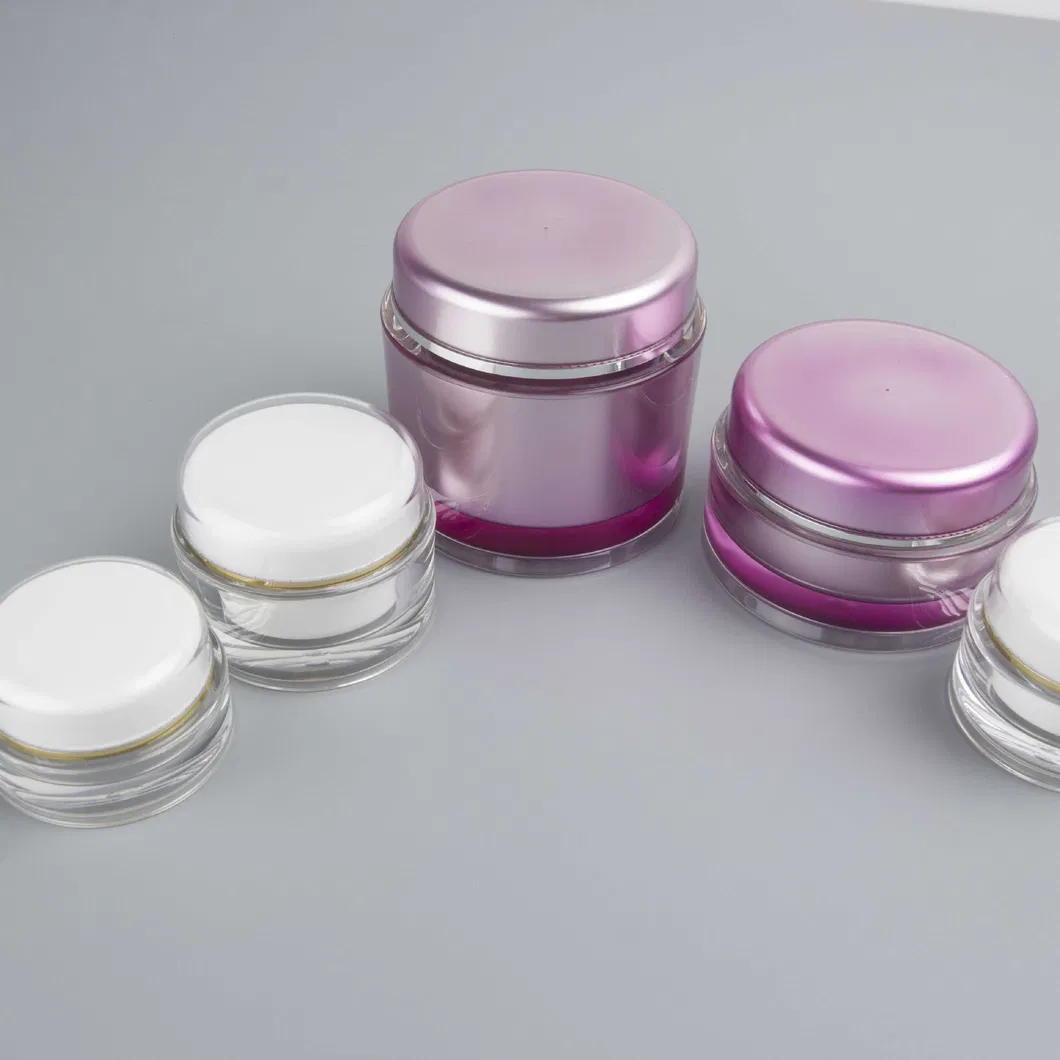Acrylic Double Wall Cream Jar