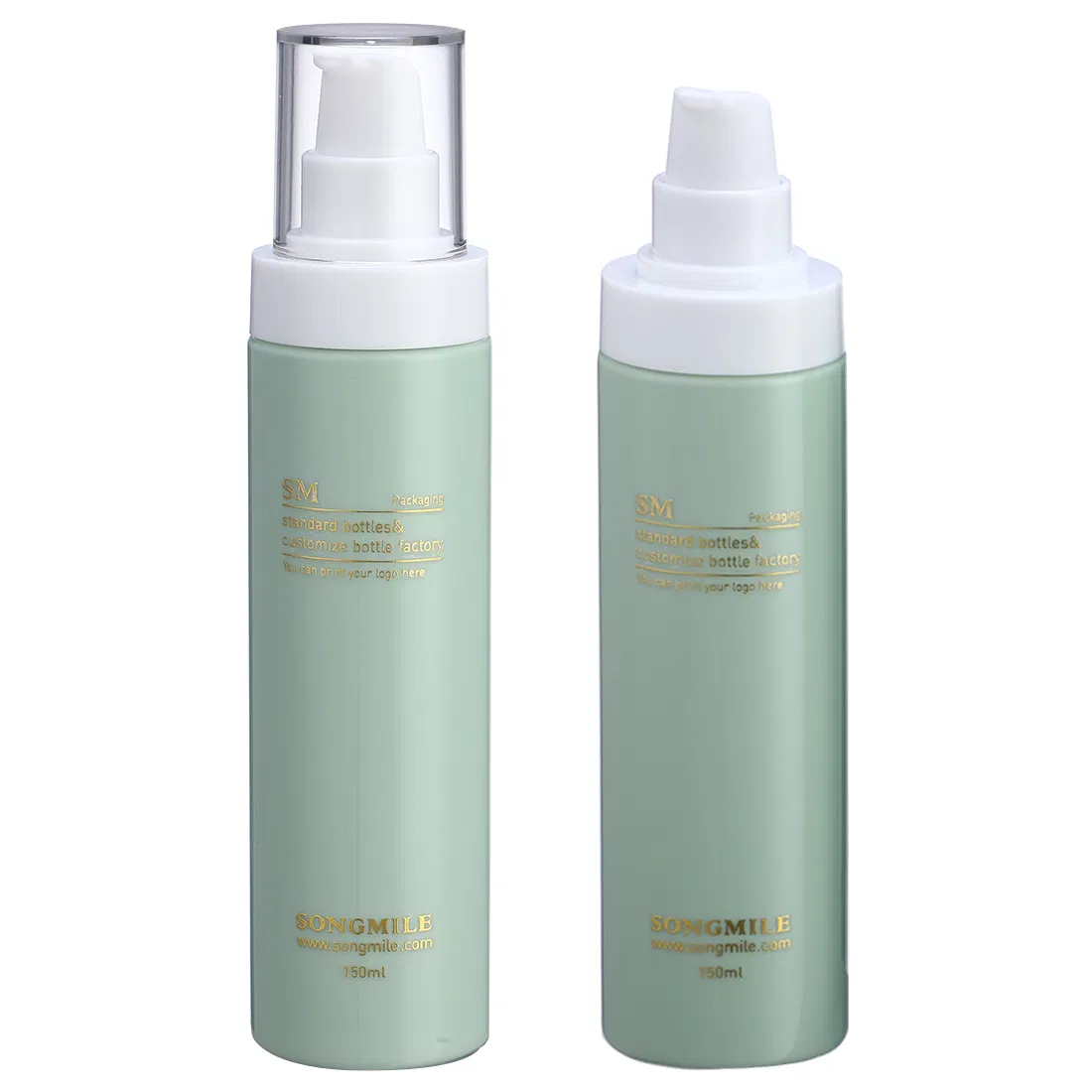 Professional Factory Pet PP Empty Skincare Packaging Cosmetic Lotion Pump Bottle Face Serum Bottle with Pump