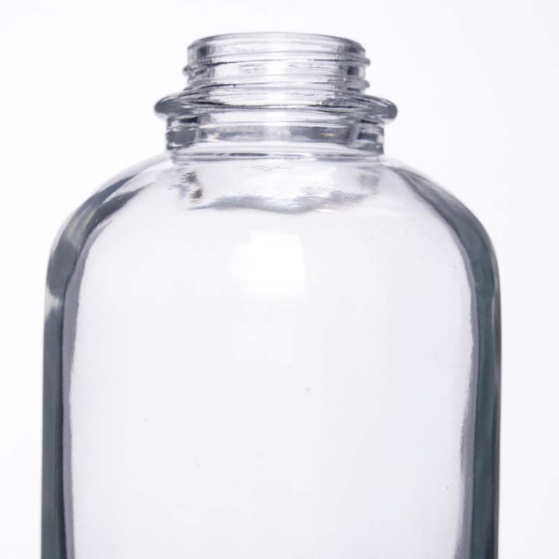 500ml Matte Black /White Thick Glass Foam Hand Soap Dispenser with Retro Golden Plastic Lotion Pump