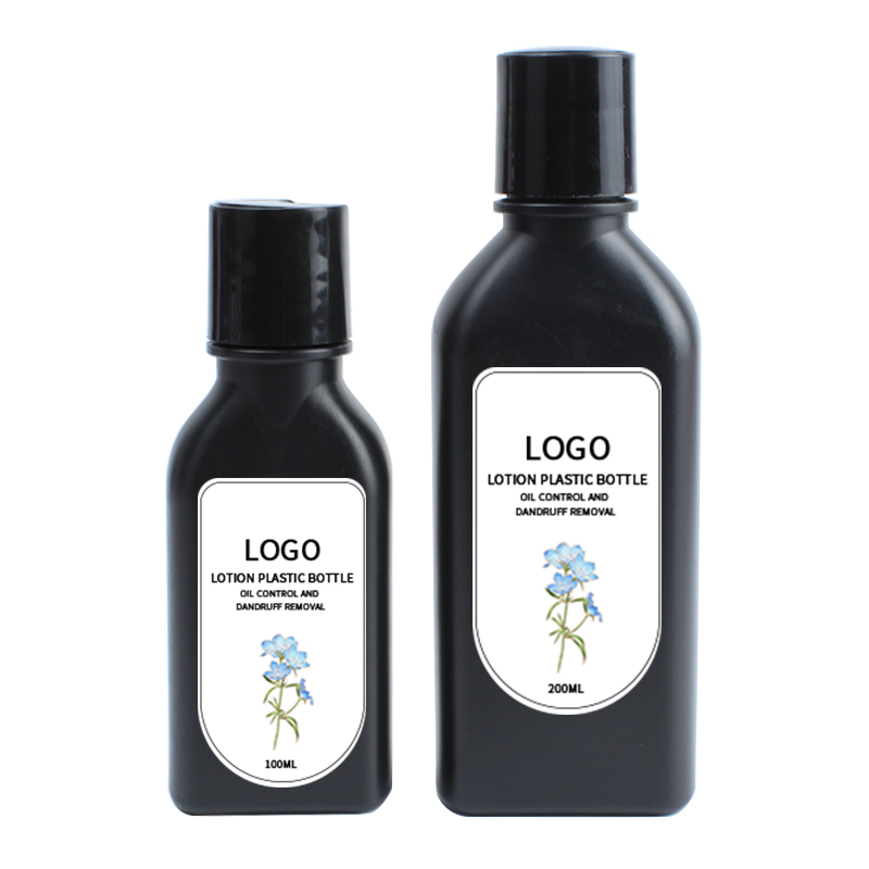 Custom Eco 30% 50% 100% PCR HDPE Material Recycled Plastic Bottle Square Face Care Lotion Plastic Bottle