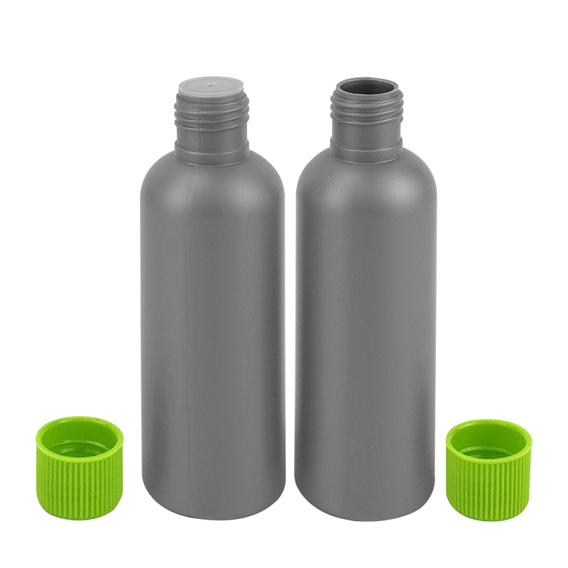 Wholesale 90ml Flat Shoulder Frosted HDPE Shampoo Lotion Bottles with Screw Cap