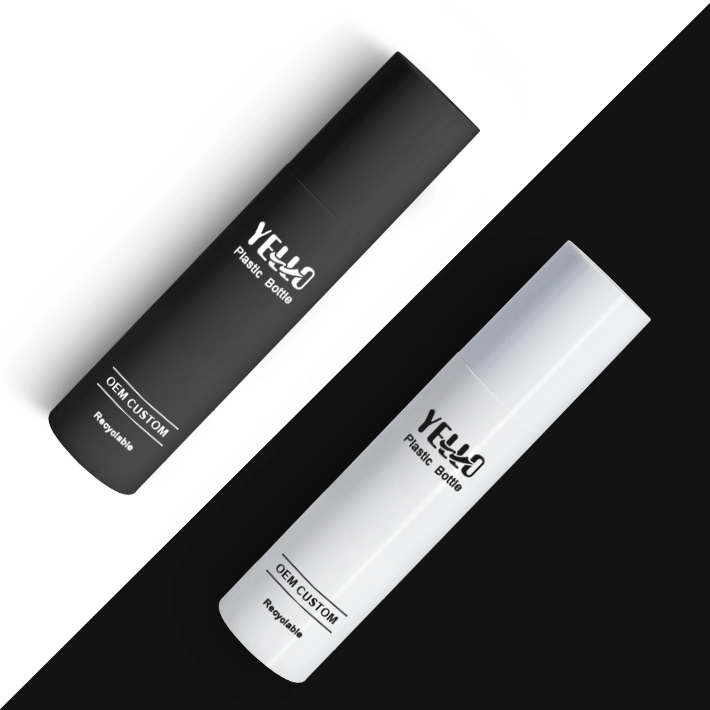 Empty Cylinder Luxury Custom Pink Black Pet Plastic Body Face Fine Mist Spray Pump Bottles with Logo for Cosmetic Skincare Lotion Serum Hair Perfume Packaging