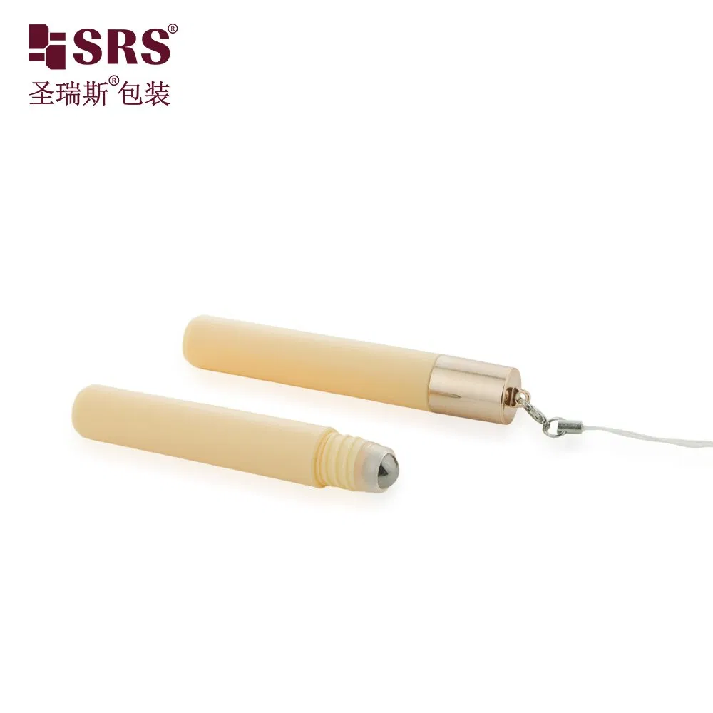 DH-8ML Round Shape Empty PP PCR Recycled Plastic Roll On Bottle For Lip Gloss