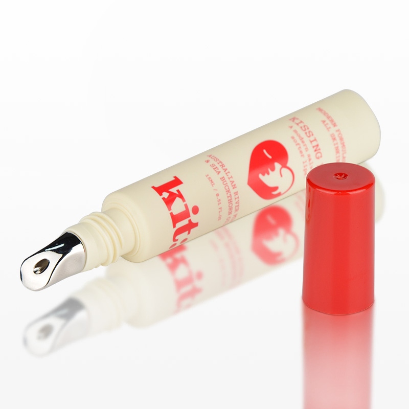 Metal Applicator Tube, Cosmetic Flexible Squeeze Plastic Tube for Eye Cream Tube/Lip Balm Tube/Eye Massage Tube