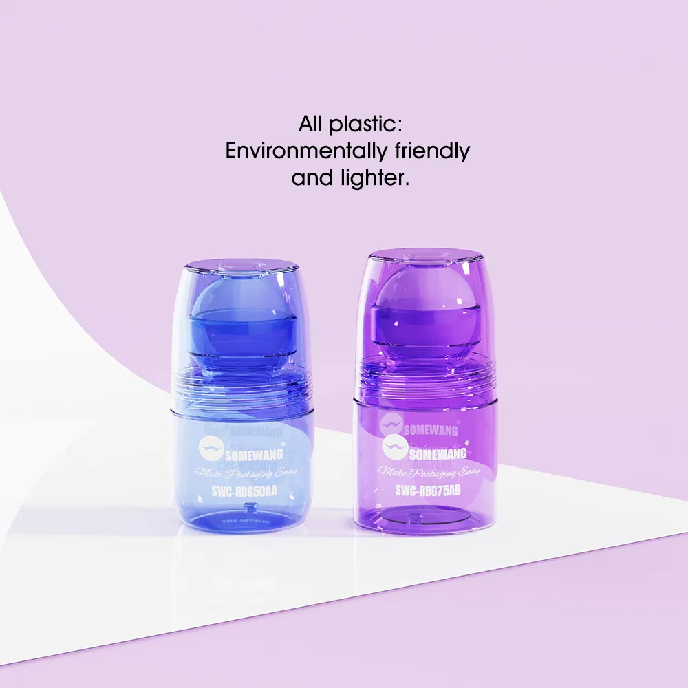 Somewang PETG Roll on Bottle Body Perfume Deodorant Container