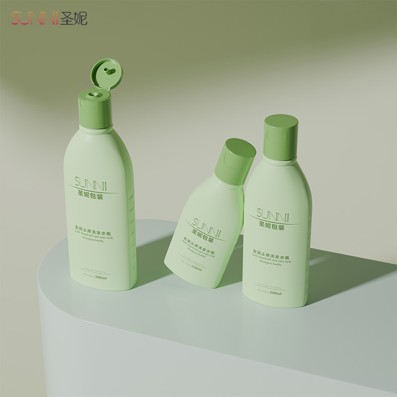 200ml Empty Body Lotion Flip Top Cap Squeeze HDPE Flat Shape Plastic Bottle