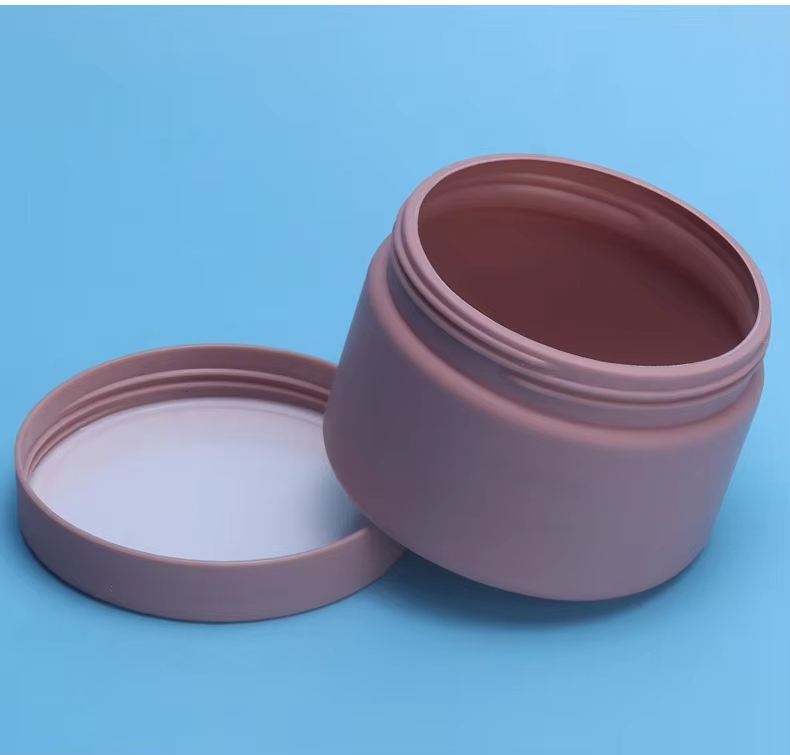 258ml Wide Mouth Round Jar Cosmetic Skin Packaging PP Jar Body Cream Plastic Jar with Lid