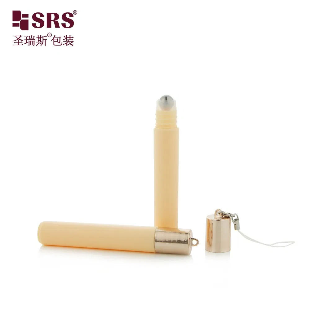 DH-8ML Round Shape Empty PP PCR Recycled Plastic Roll On Bottle For Lip Gloss