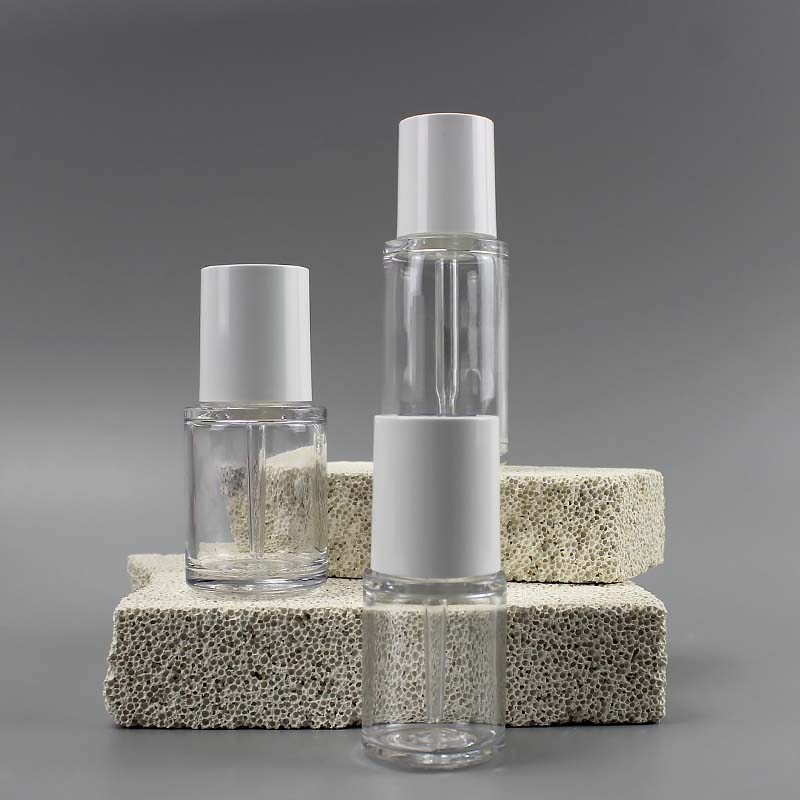 Plastic Pet Thick Wall Press Dropper Bottle for Skincare Serum Hair Oil Bottles