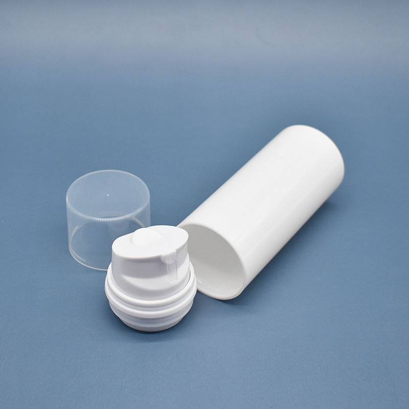 15ml 30ml 50ml Recycled Plastic PCR Material Cosmetic Airless Bottles Sustainable Cosmetic Packaging 25%PCR Airless Pump Bottle