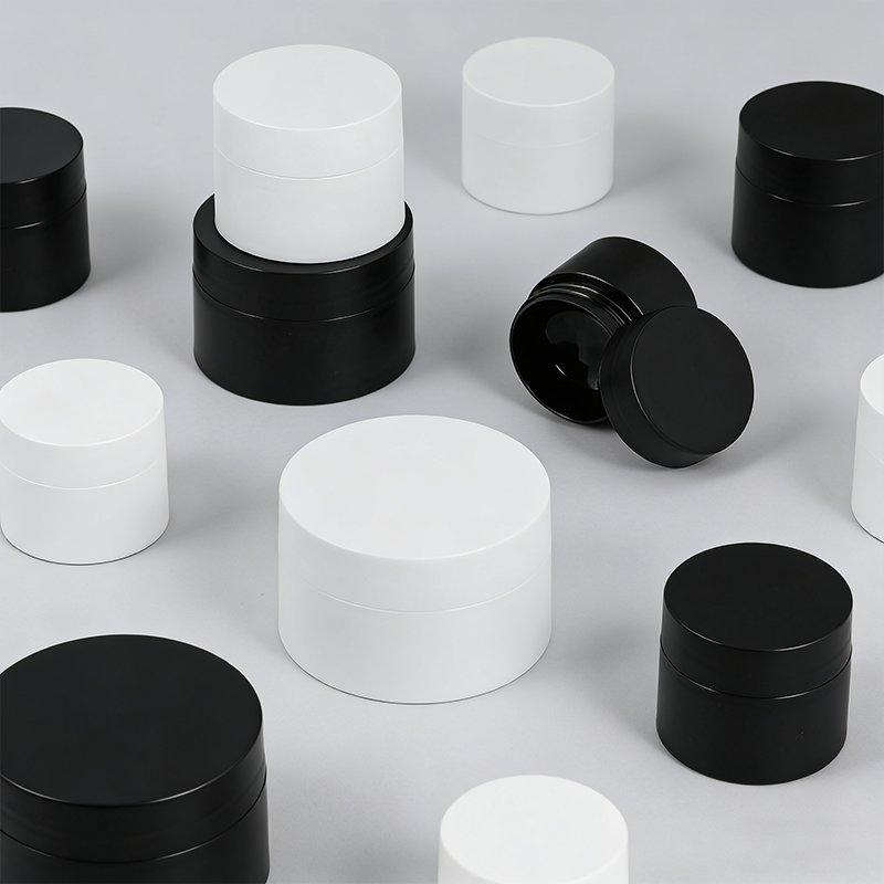 Packaging Bottle Cosmetic 5/10/20/30/50g PP Cream Custom Printed Wholesale White Plastic Jar