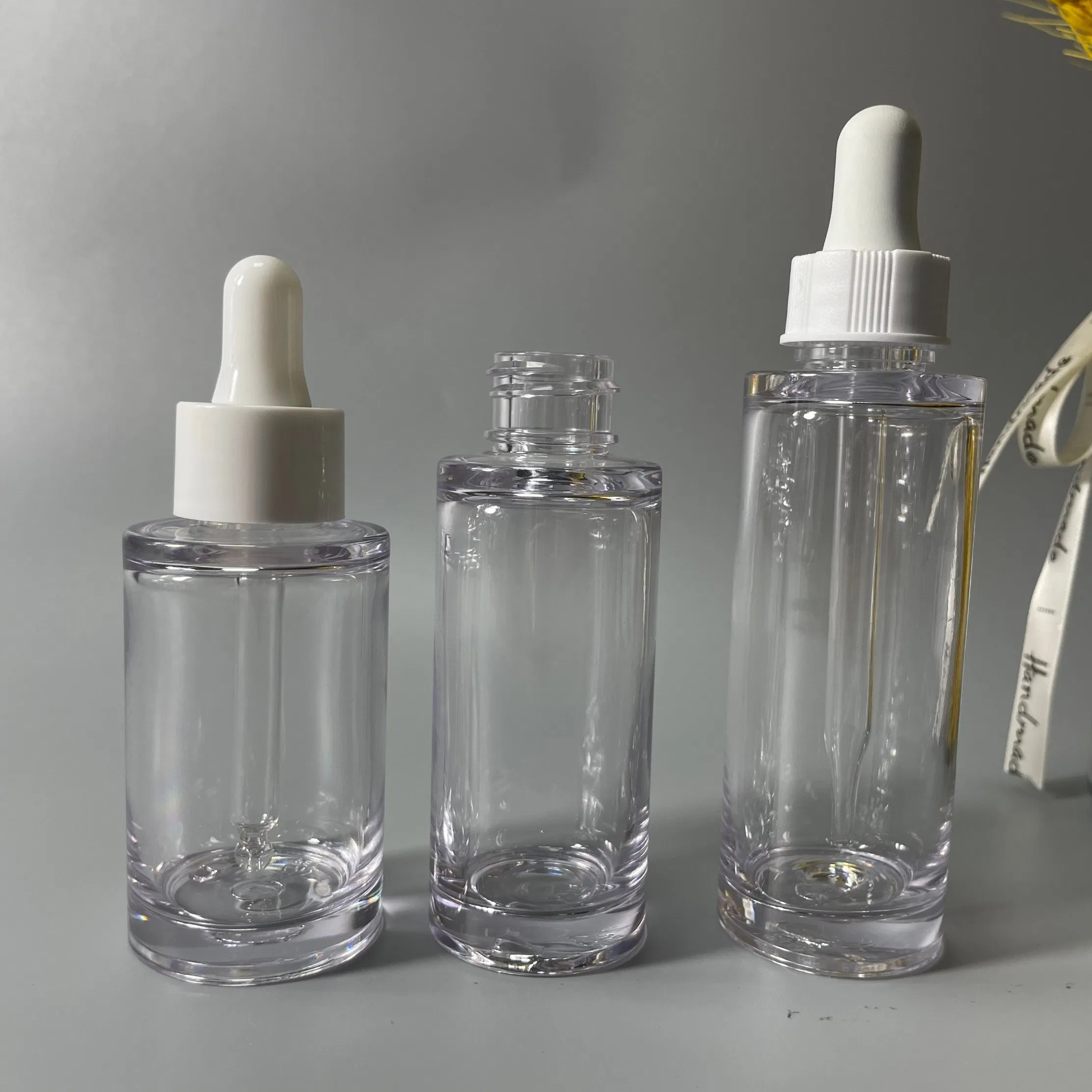 PETG Thick Wall Flat Shoulder Essential Oil Dropper Bottle Bottle