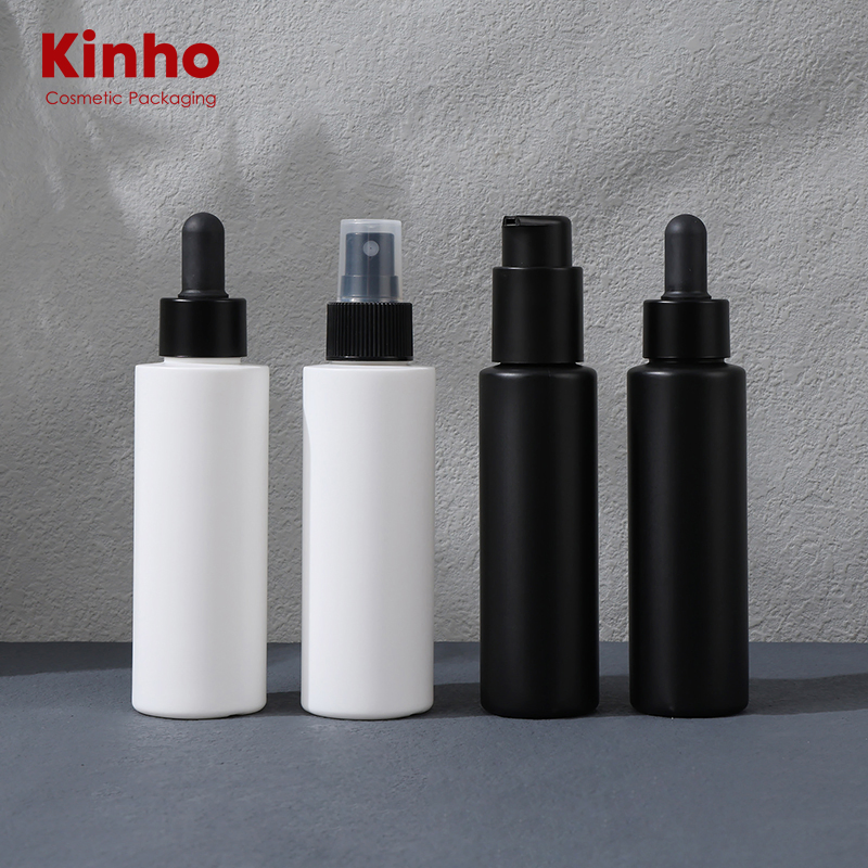 120ml Cylindrical HDPE Bottle Dropper Bottle Spray Bottle Lotion Bottle