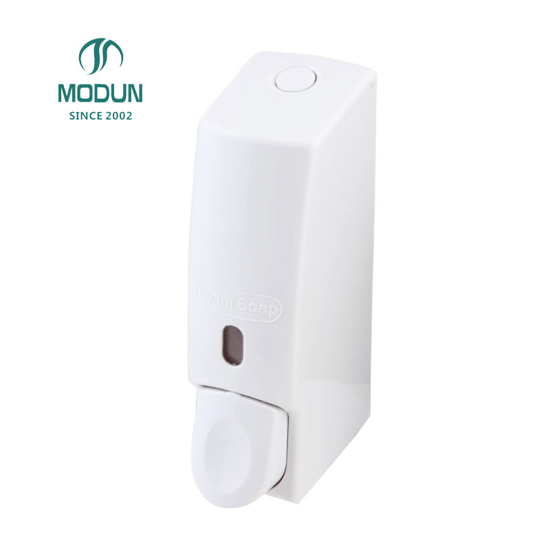 Wall Mount Plastic Push Pump Dispensers Bubble Bottle Toilet Manual Lather Soap Dispenser Foam Dispenser