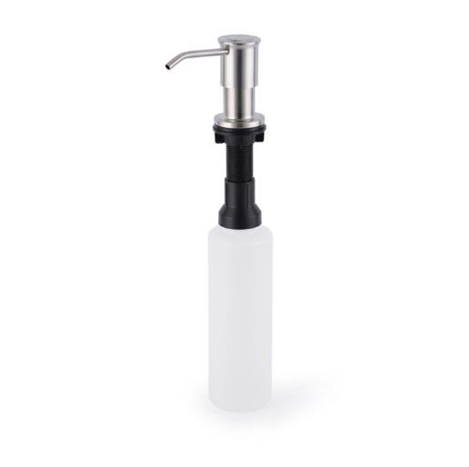 Hotel Kitchen Sinks Stainless Steel Liquid Soap Dispenser Hand Sanitizer Manual Foam Soap Dispenser with Plastic Bottle