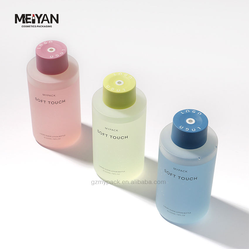Mypack Luxury 100ml 200ml 250ml Soft Touch HDPE Cosmetics Shampoo and Conditioner Body Wash Lotion Squeeze Bottle with Twist Lid