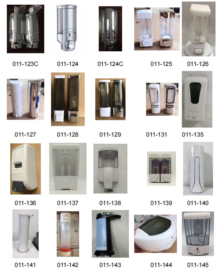 Iprosan Double 500ml Plastic Hotel and Bath Wall Mount Foam Liquid Soap Dispenser